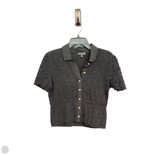Top Short Sleeve By J. Crew In Black, Size: M