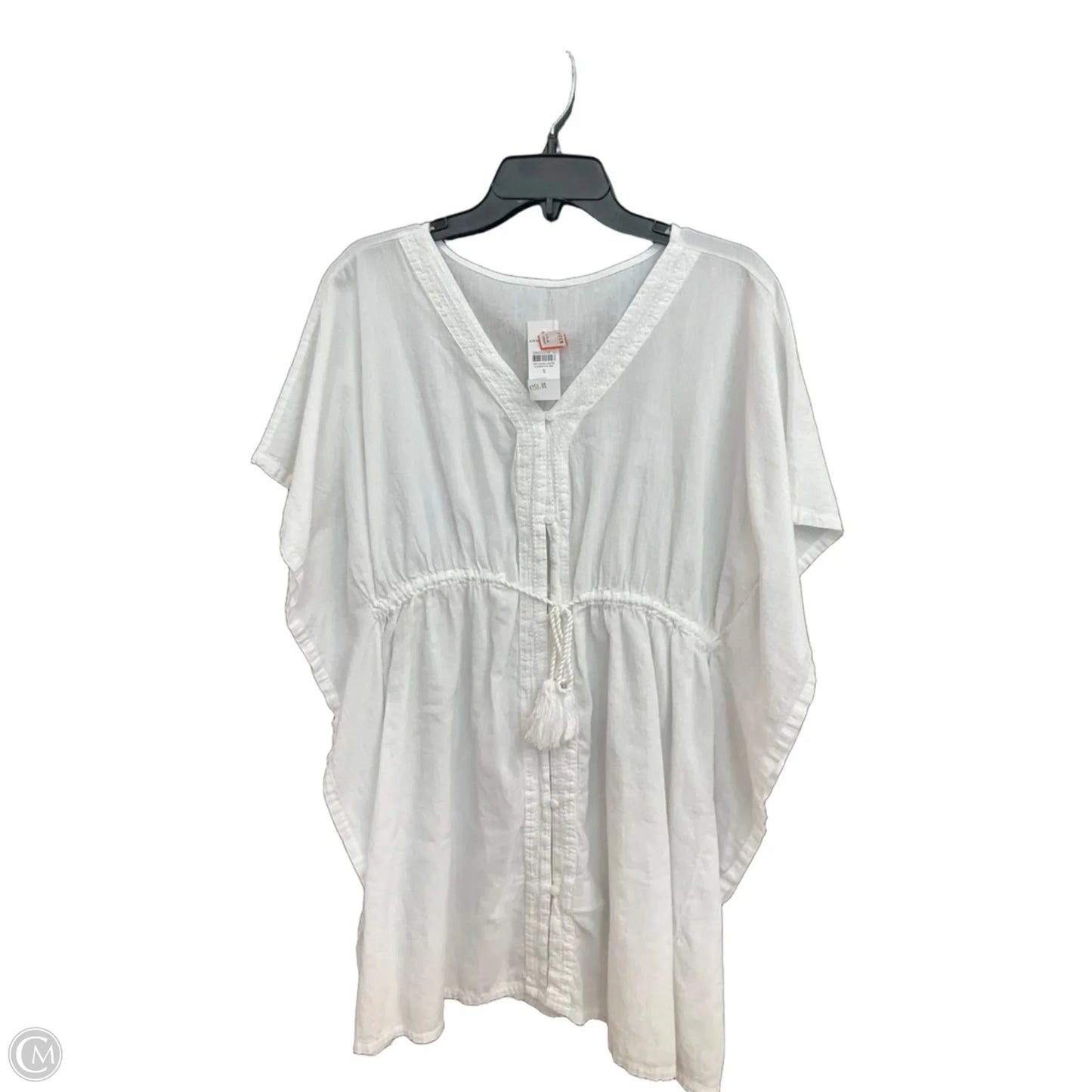 Swimwear Cover-up By Ann Taylor In White, Size: S