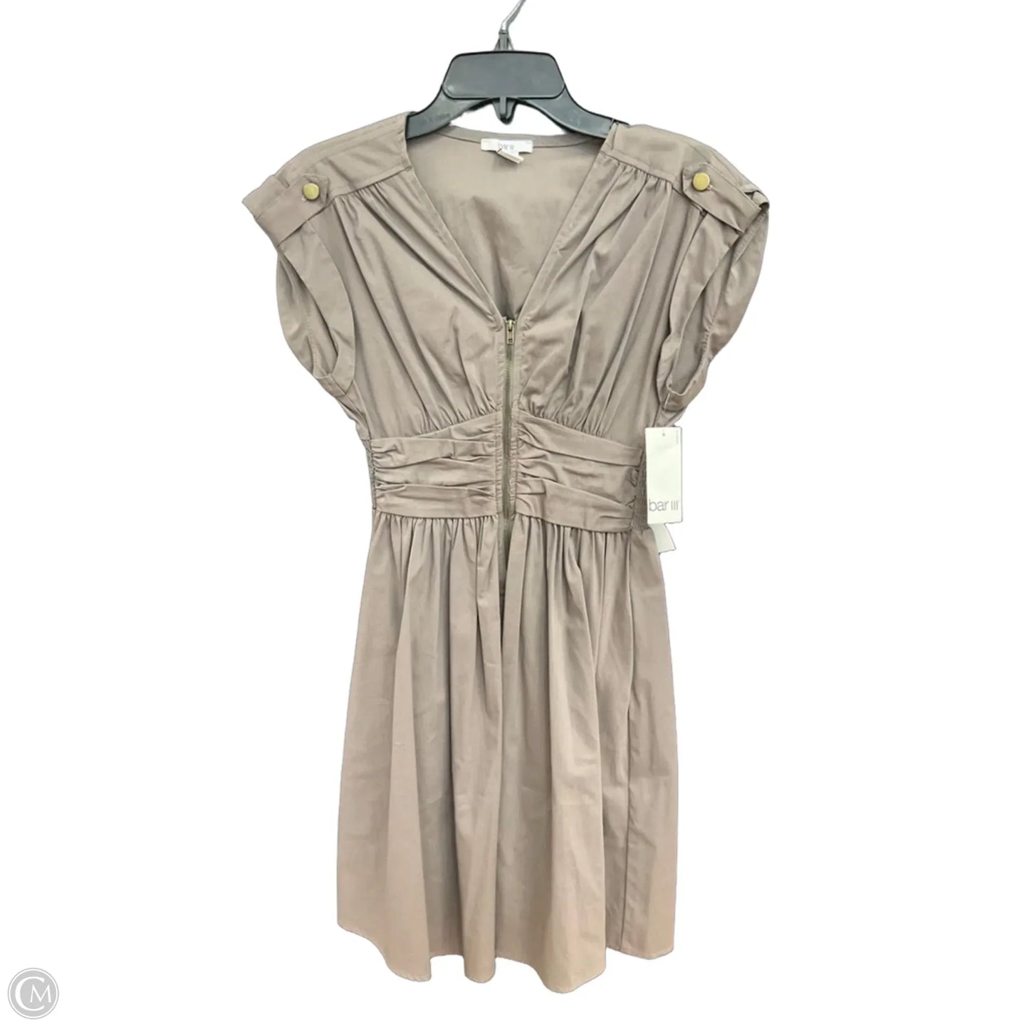 Dress Casual Midi By Bar Iii In Grey, Size: S