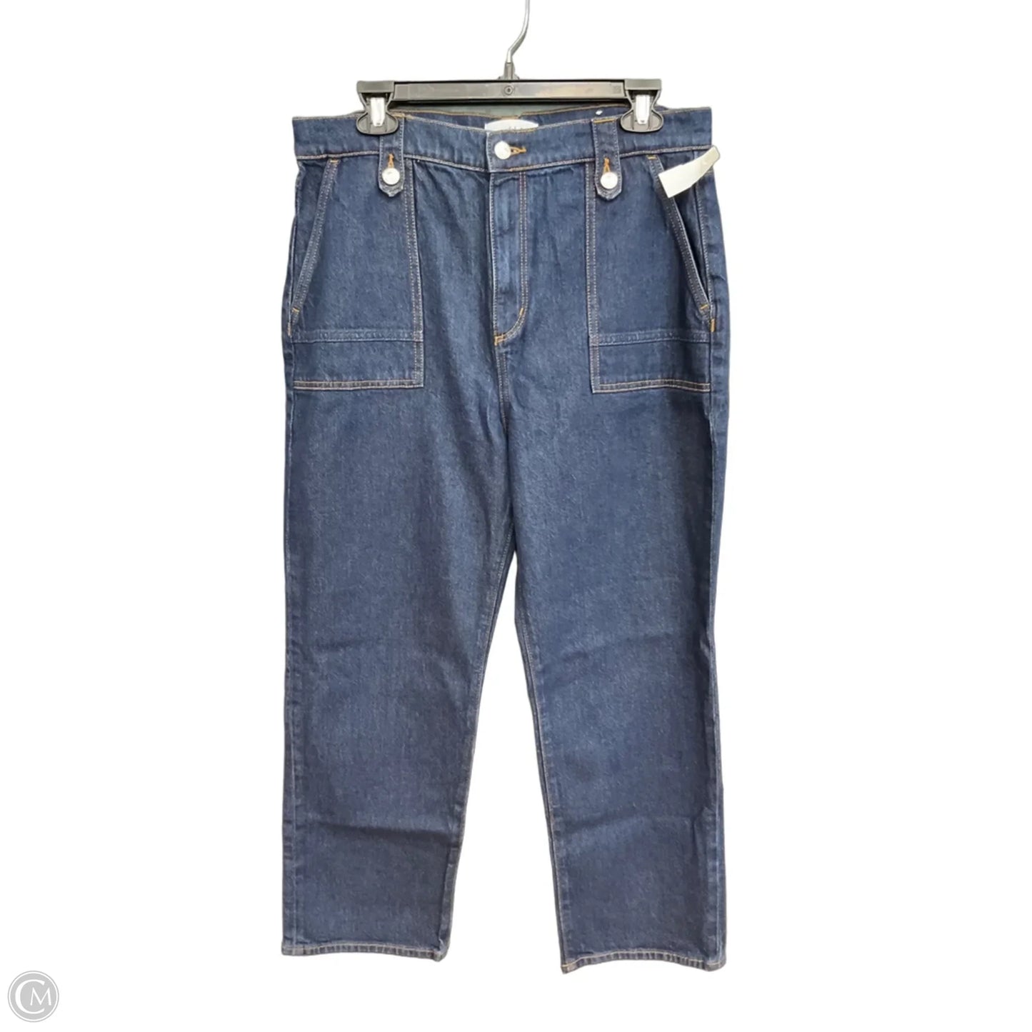 Jeans Wide Leg By Loft In Blue, Size: 10