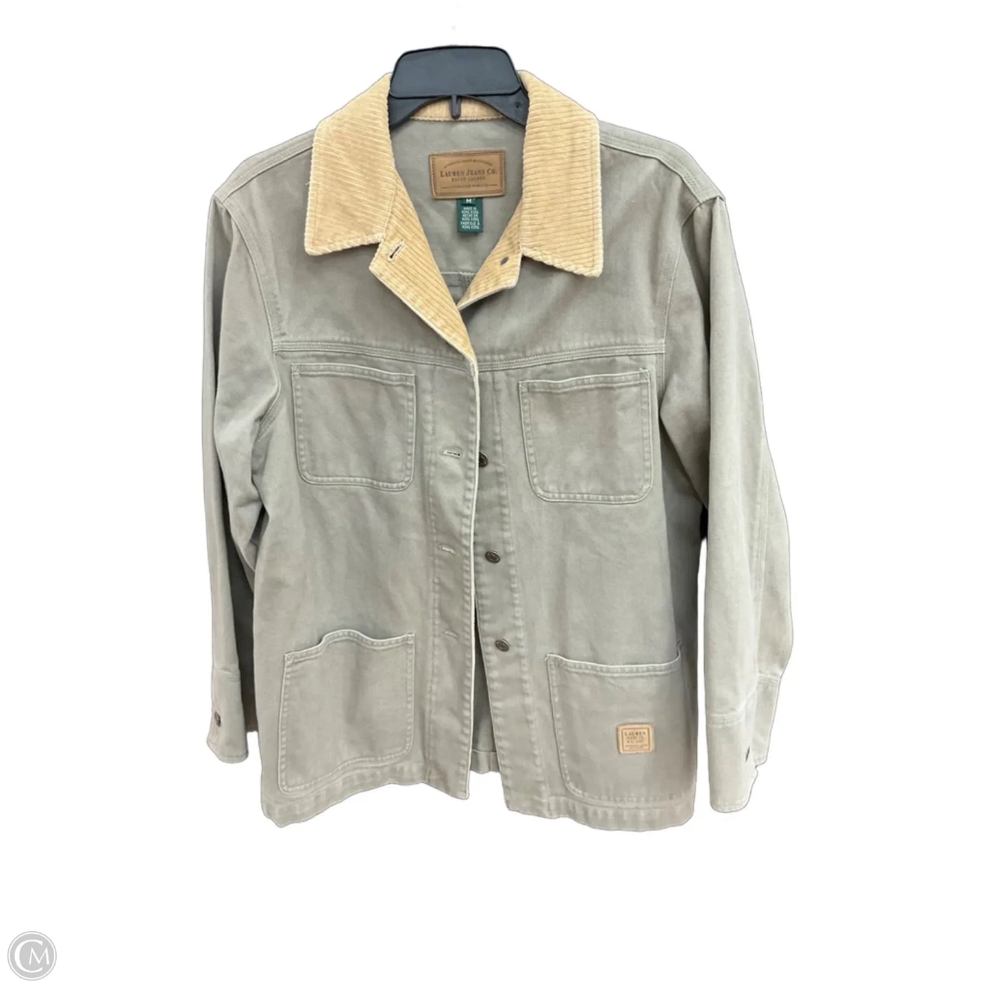 Jacket Denim By Lauren By Ralph Lauren In Brown, Size: M