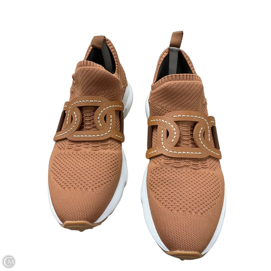 Shoes Luxury Designer By Tods In Brown, Size: 10