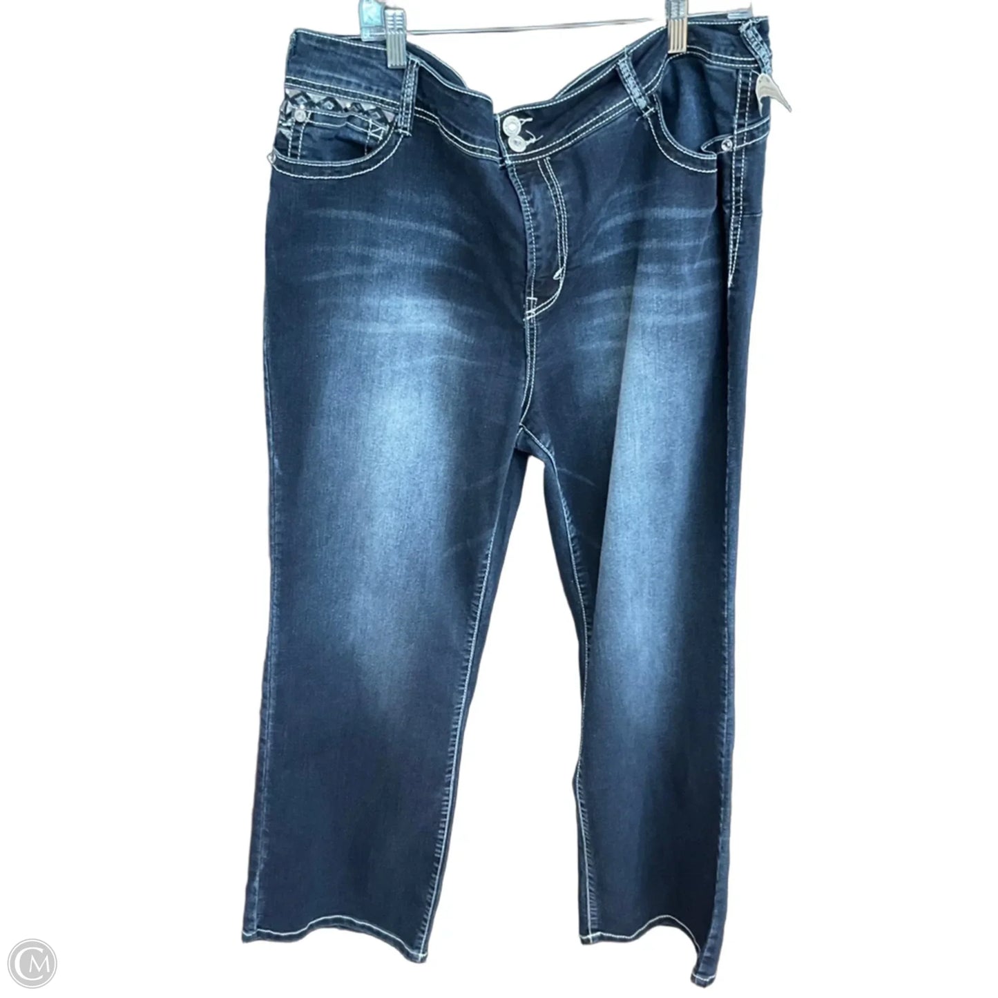 Jeans Flared By Wallflower In Blue, Size: 22