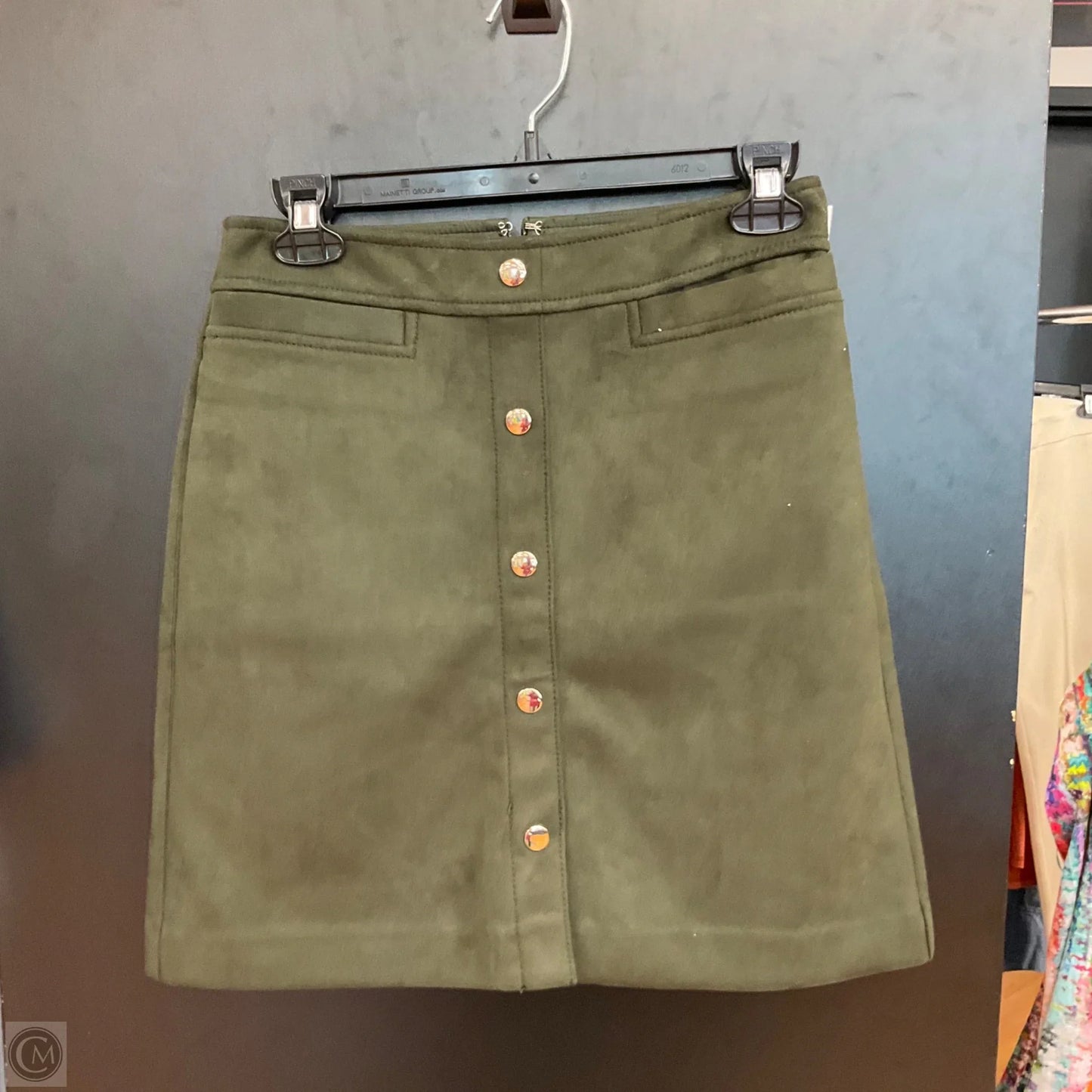 Skirt Mini & Short By Loft In Green, Size: 2p
