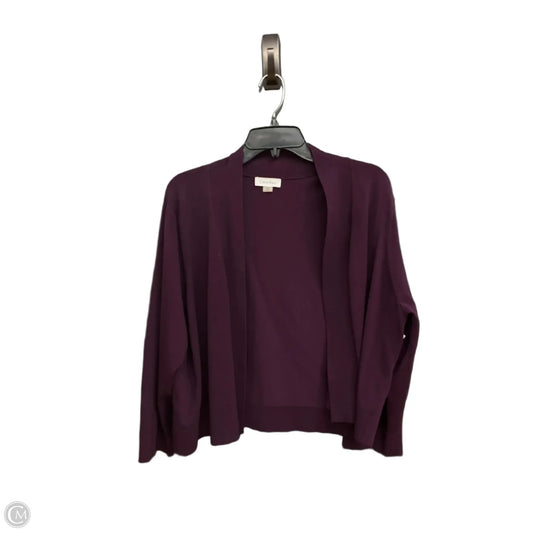 Cardigan By Calvin Klein In Purple, Size: 2x