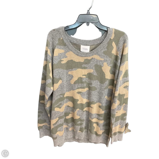 Sweater By Clothes Mentor In Camouflage Print, Size: Xl