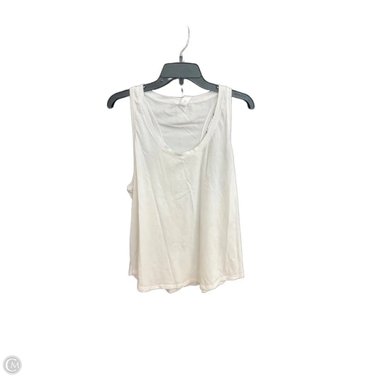 Athletic Tank Top By Lululemon In White, Size: Xl