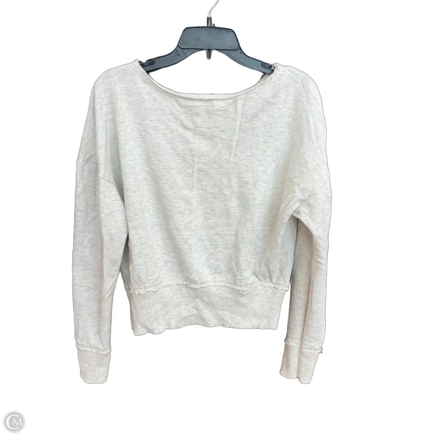 Top Long Sleeve By Maeve In Grey, Size: M