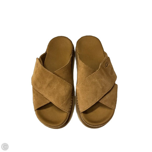 Shoes Designer By Ugg In Brown, Size: 6