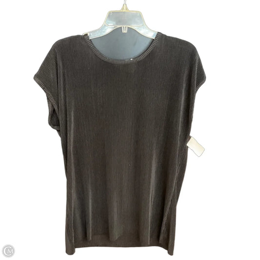 Top Sleeveless By Isaac Mizrahi In Black, Size: L