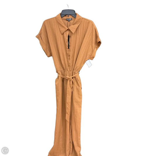 Jumpsuit By Fashion Nova In Brown, Size: L