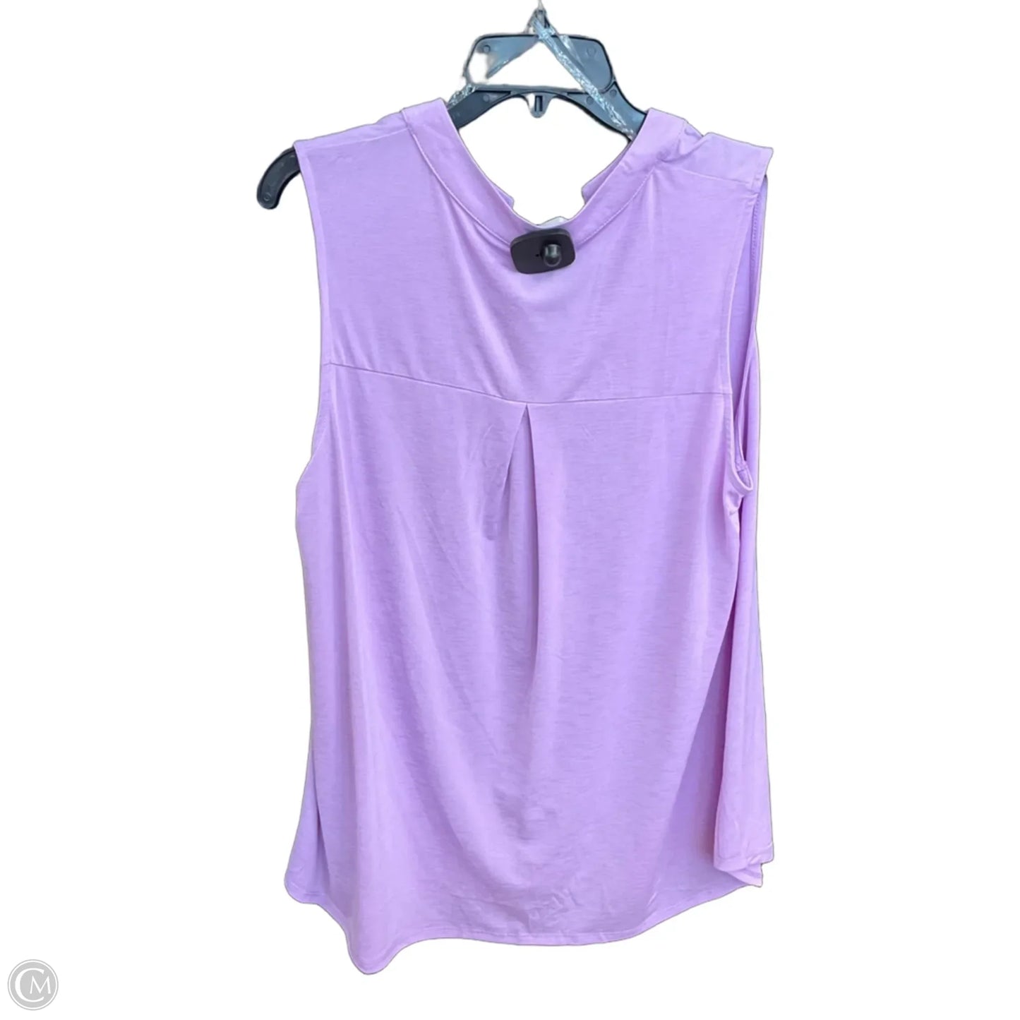 Top Sleeveless By Dear Scarlett In Purple, Size: L