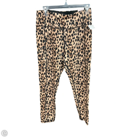 Athletic Leggings By Victorias Secret In Animal Print, Size: 14