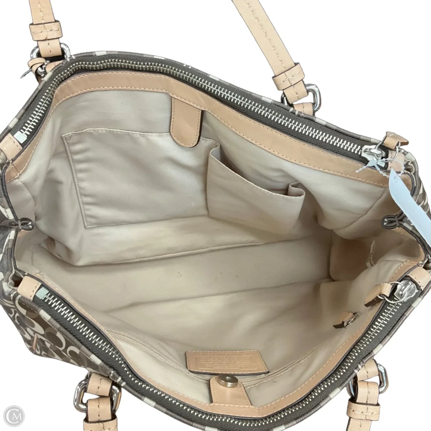 Handbag Designer By Coach, Size: Large