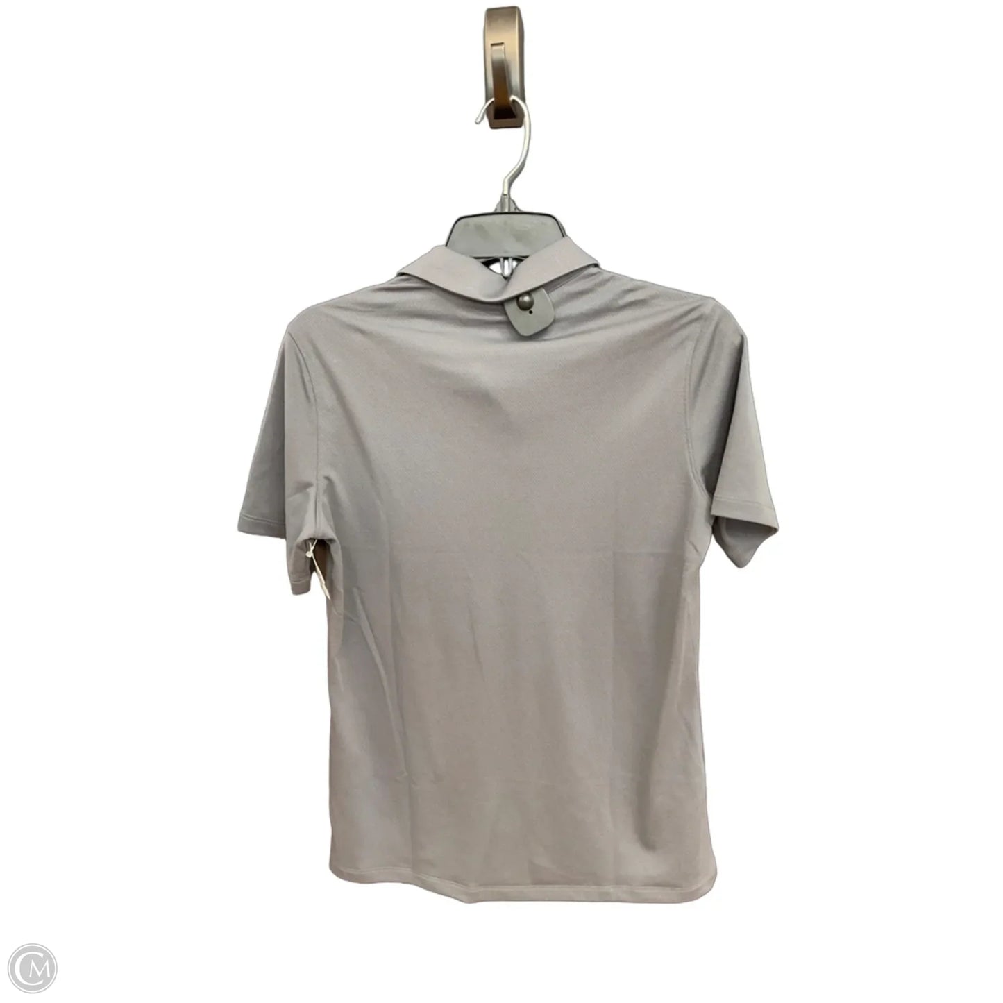 Top Short Sleeve By Under Armour In Grey, Size: Sp
