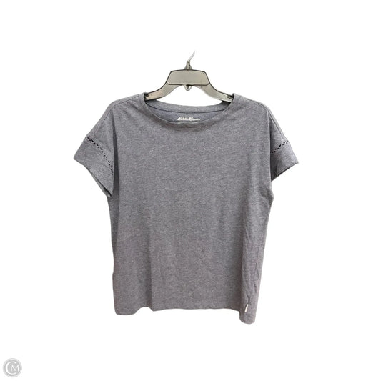 Top Short Sleeve By Eddie Bauer In Blue, Size: S