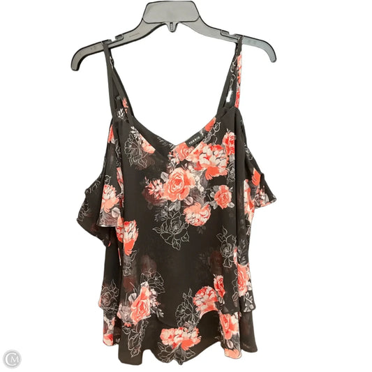 Top Sleeveless By Torrid In Floral Print, Size: 2x