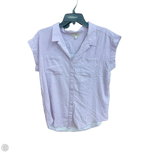Top Short Sleeve By Jachs Girlfirend In Purple, Size: S