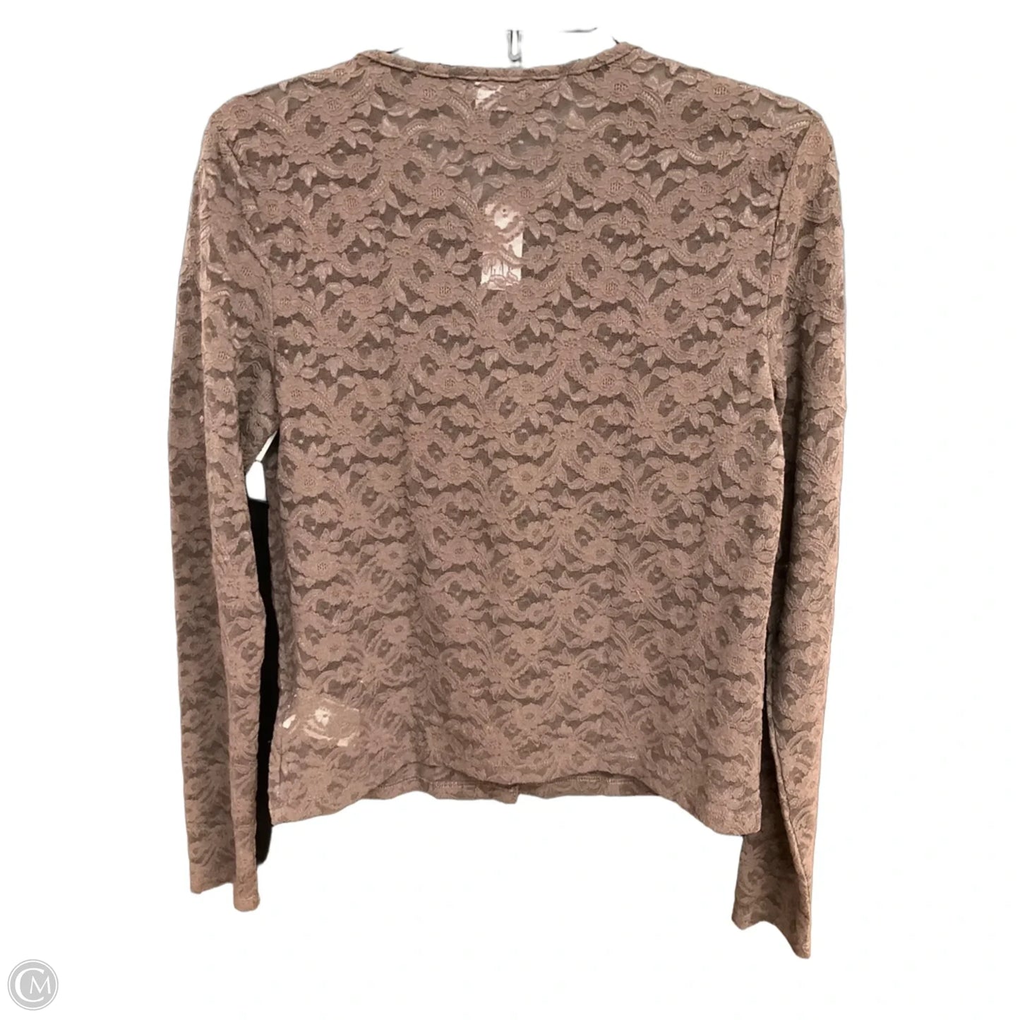 Top Long Sleeve By Gap In Brown, Size: M