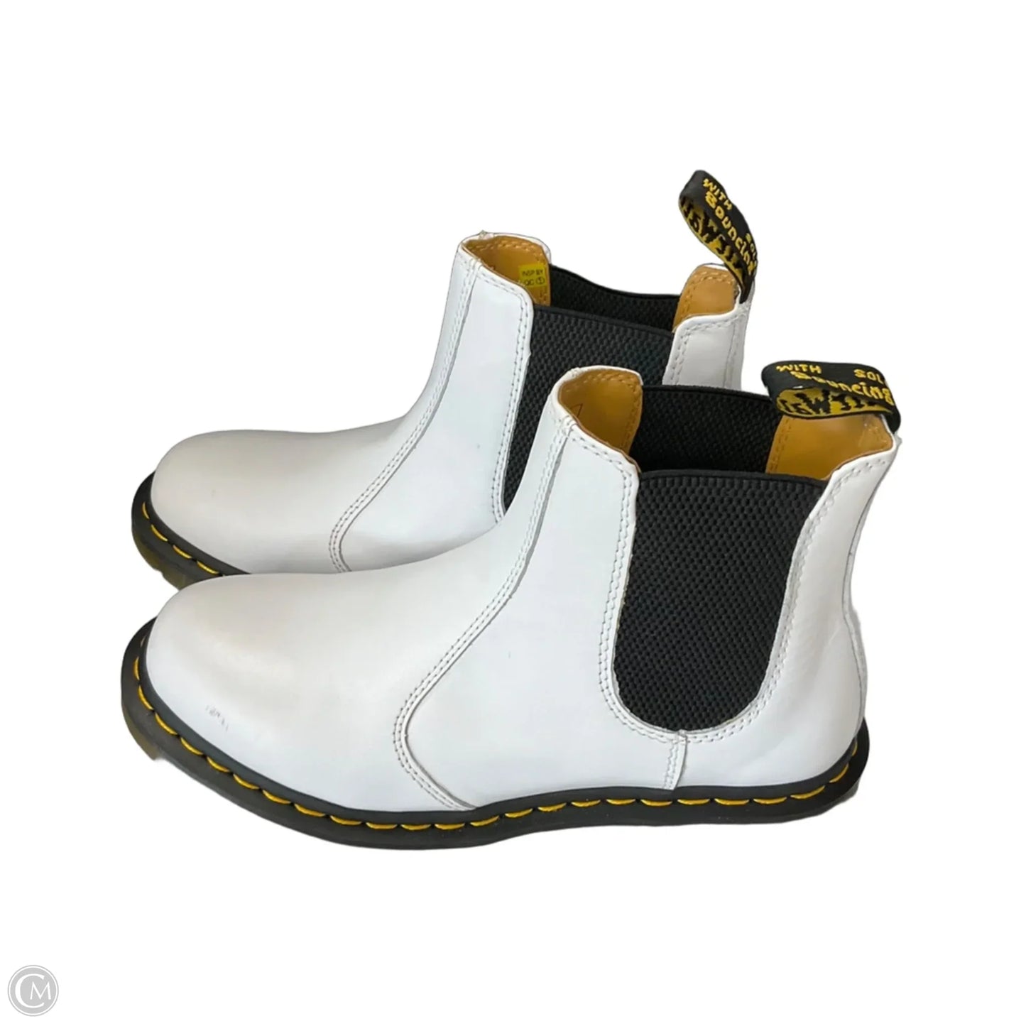 Boots Combat By Dr Martens In White, Size: 9