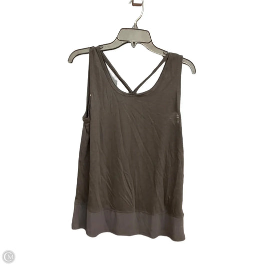 Athletic Top Short Sleeve By Balance Collection In Black, Size: L