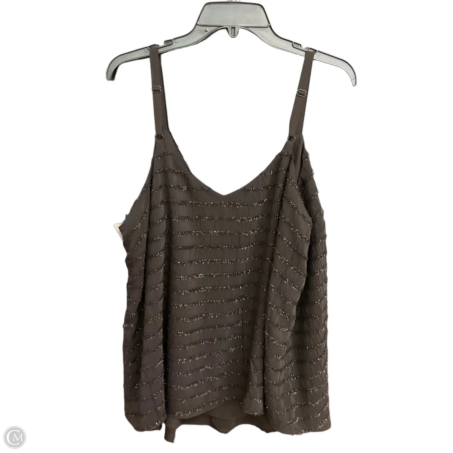 Top Sleeveless By Torrid In Black, Size: 1x