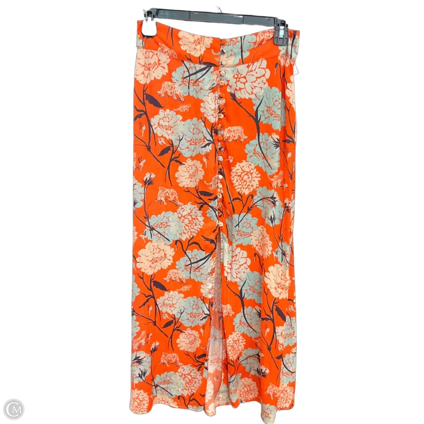 Skirt Maxi By Free People In Orange, Size: 4