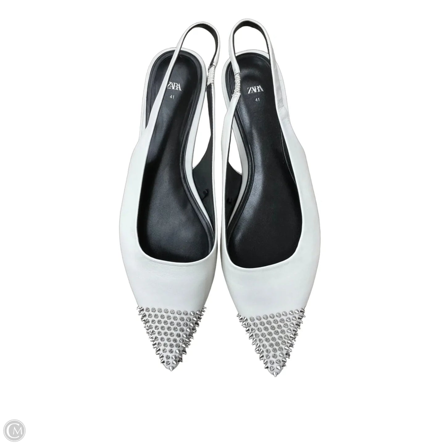Shoes Flats By Zara In White, Size: 10