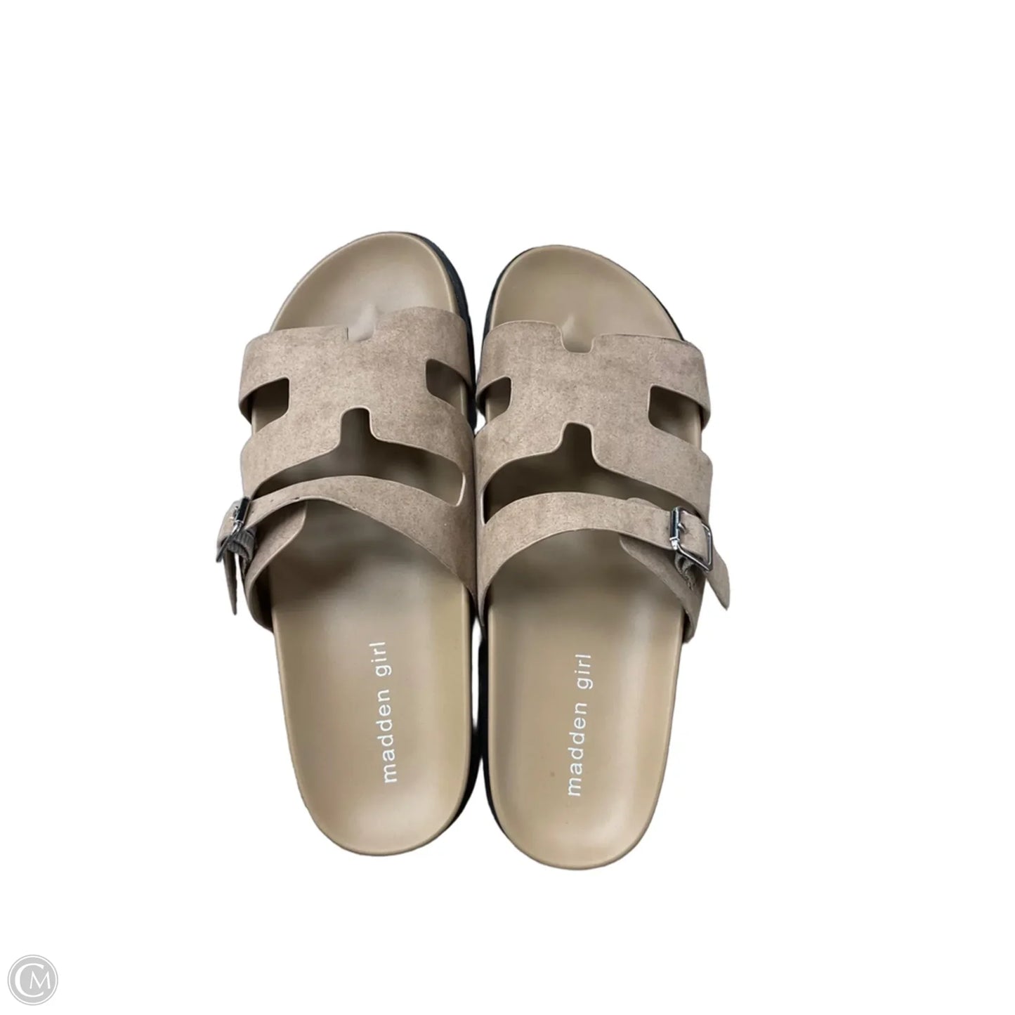 Sandals Flats By Madden Girl In Brown, Size: 9