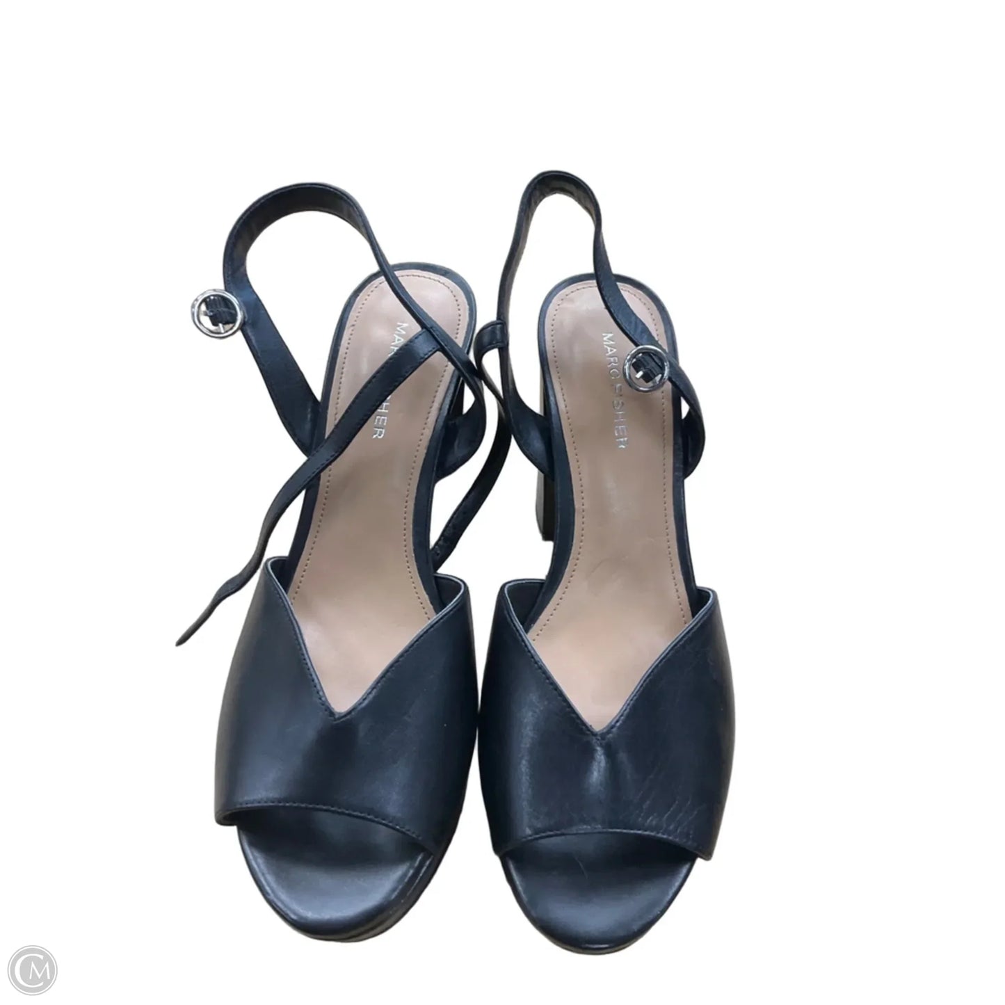 Shoes Heels Block By Marc Fisher In Black, Size: 9