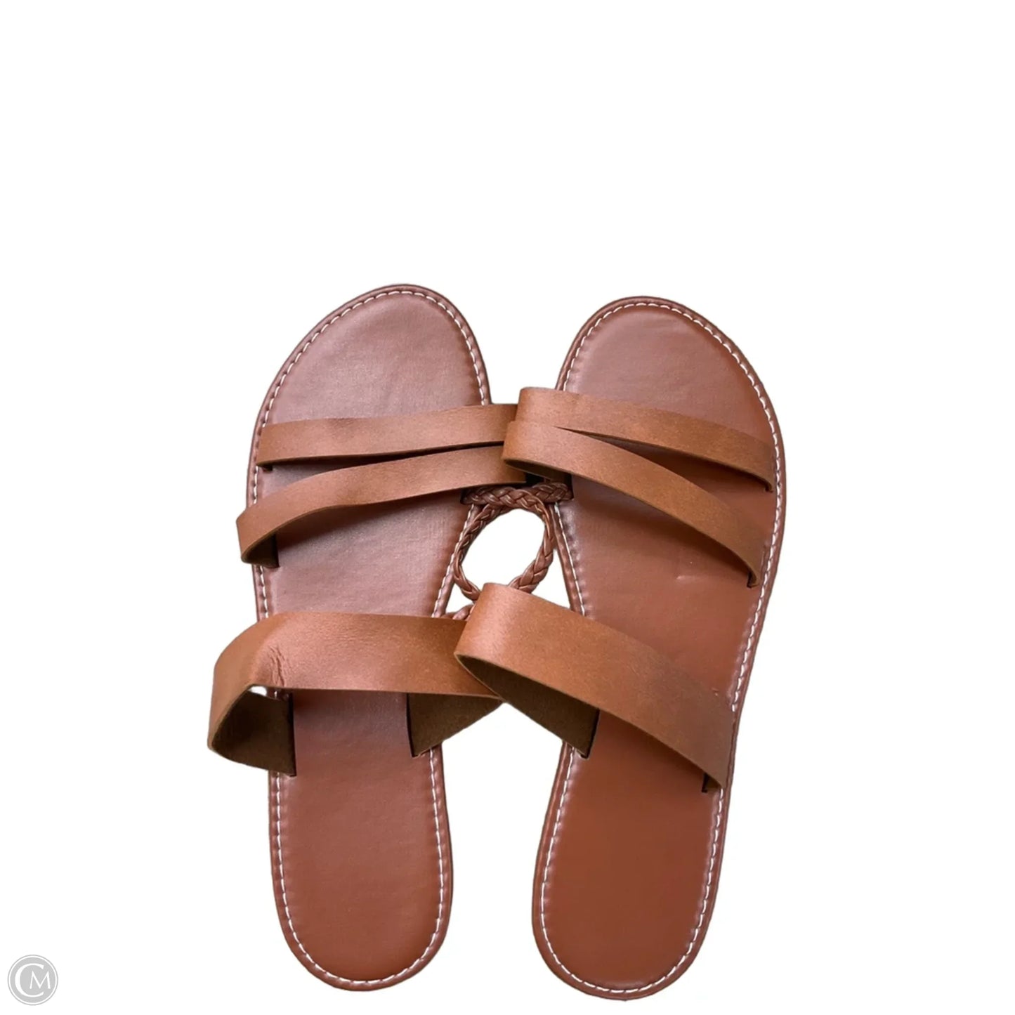 Sandals Flats By Cmc In Brown, Size: 10