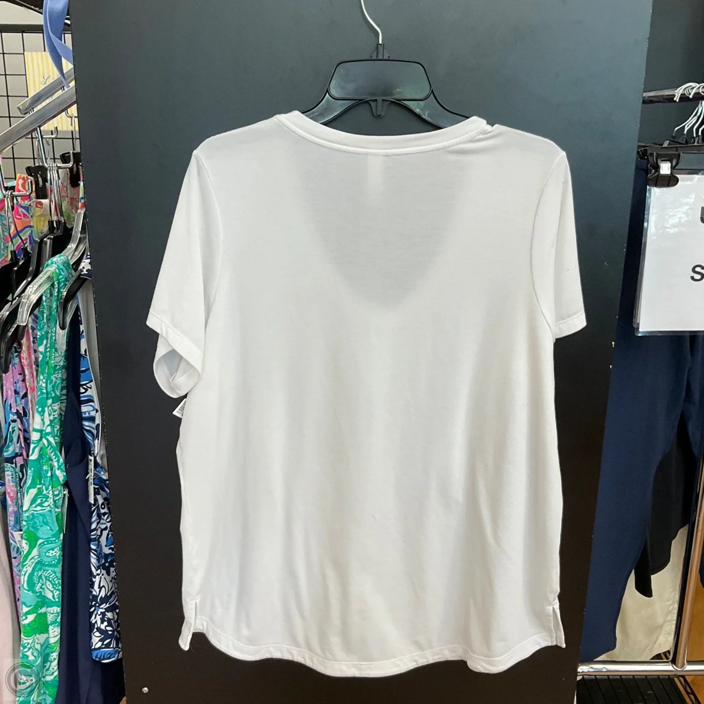 Athletic Top Short Sleeve By Athleta In White, Size: 1x