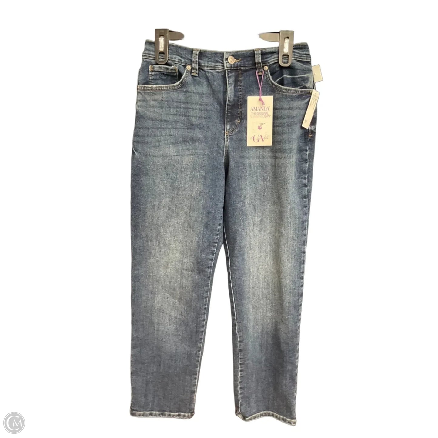 Jeans Straight By Gloria Vanderbilt In Blue, Size: 10