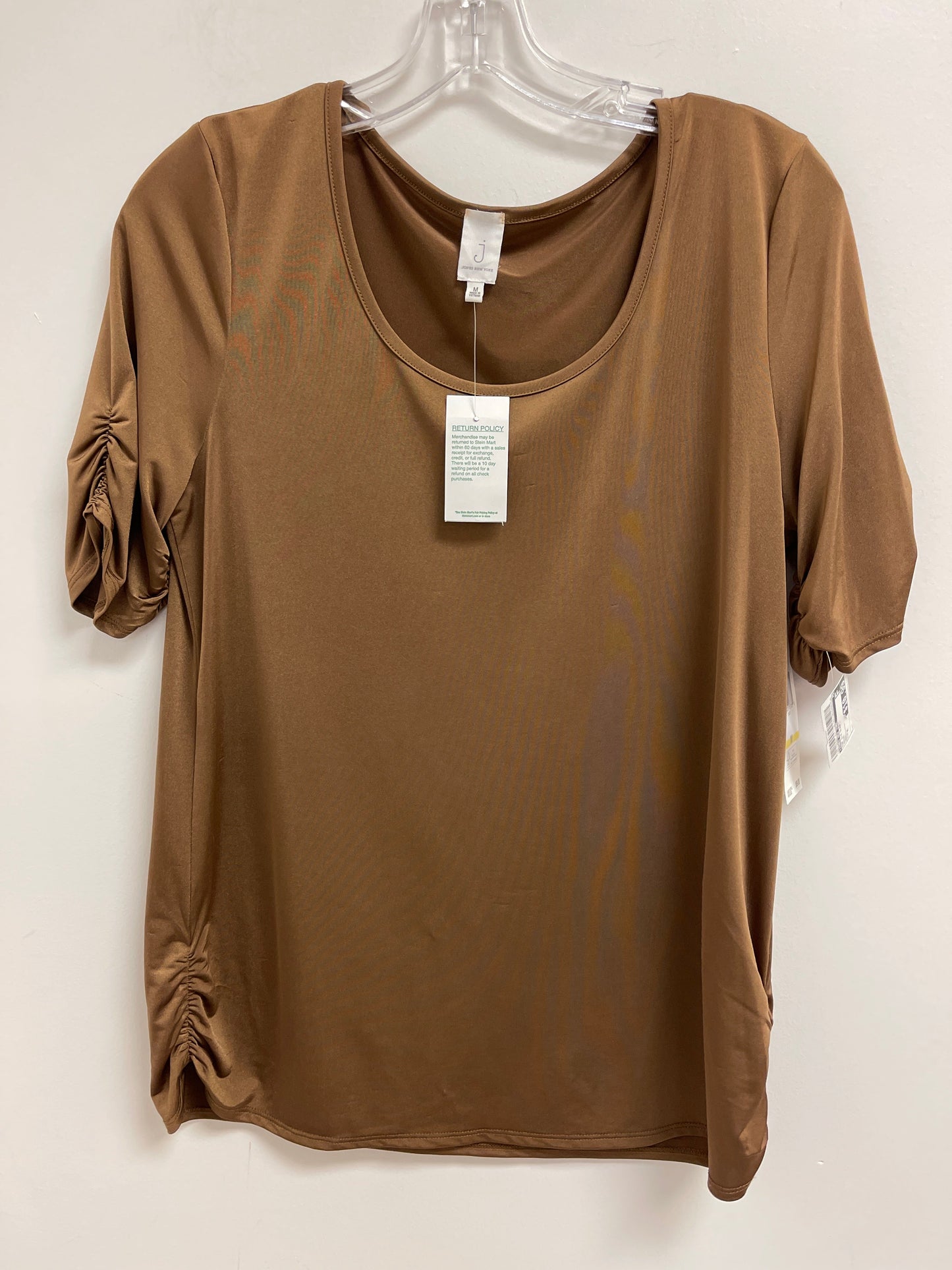 Brown Top 3/4 Sleeve Jones New York, Size M