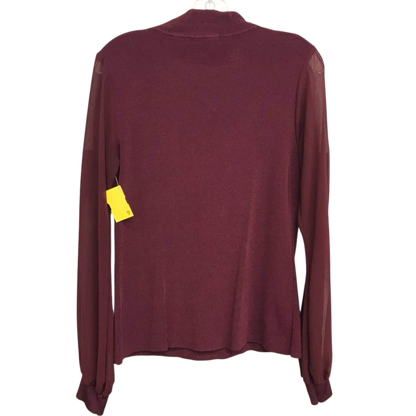 Top Ls By Inc In Maroon, Size:M