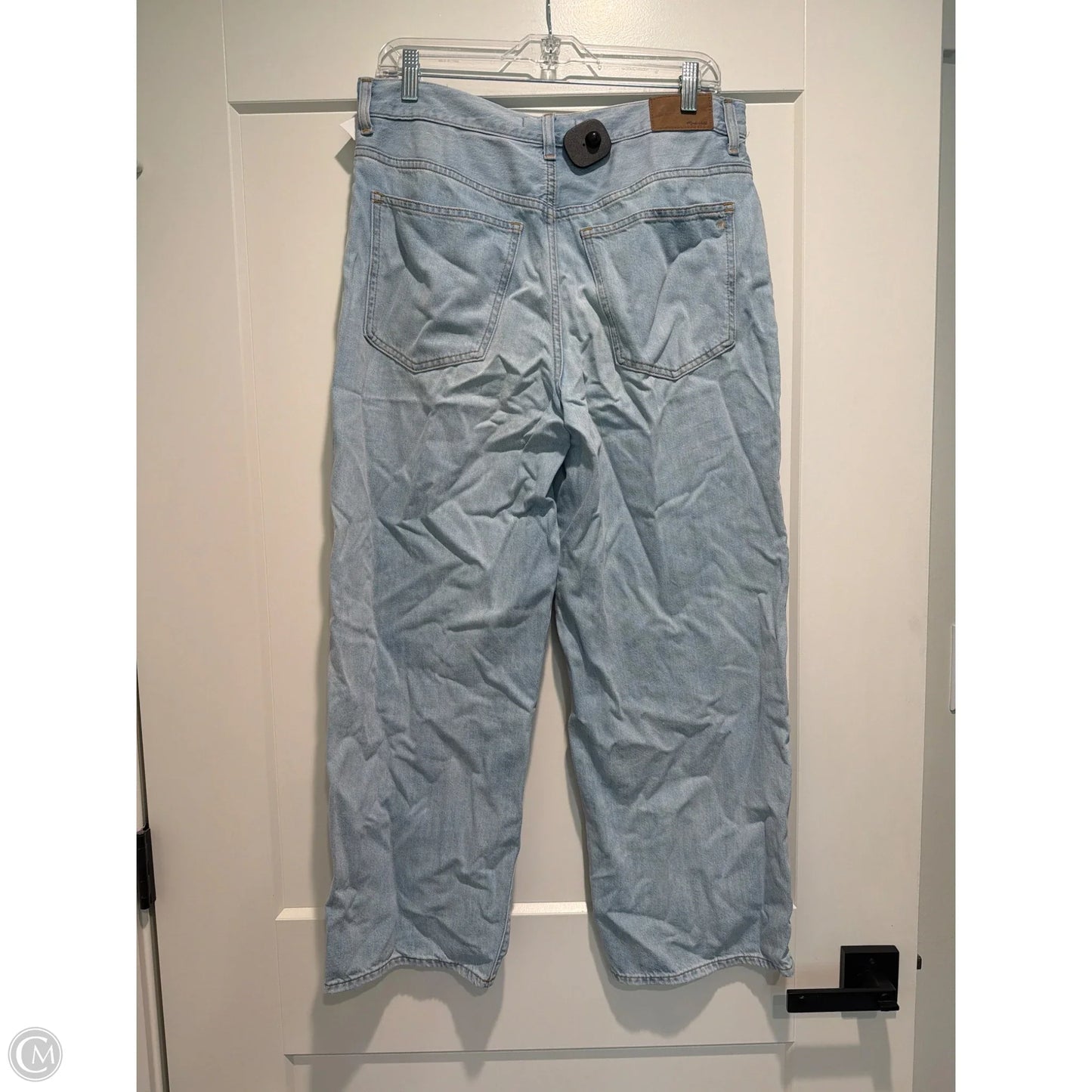 Jeans Wide Leg By Madewell In Blue Denim, Size: 8