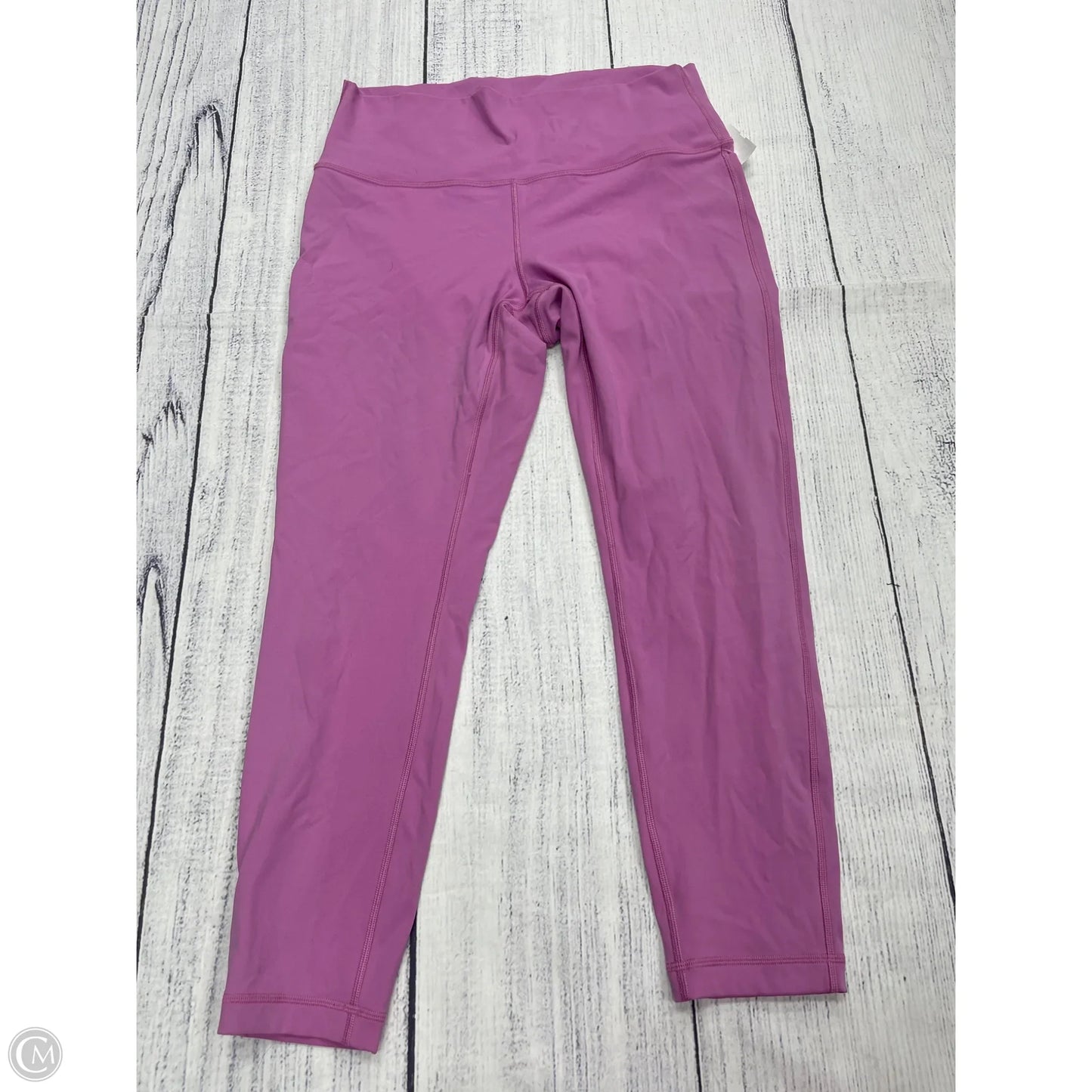 Athletic Capris By Lululemon In Pink, Size: Xl