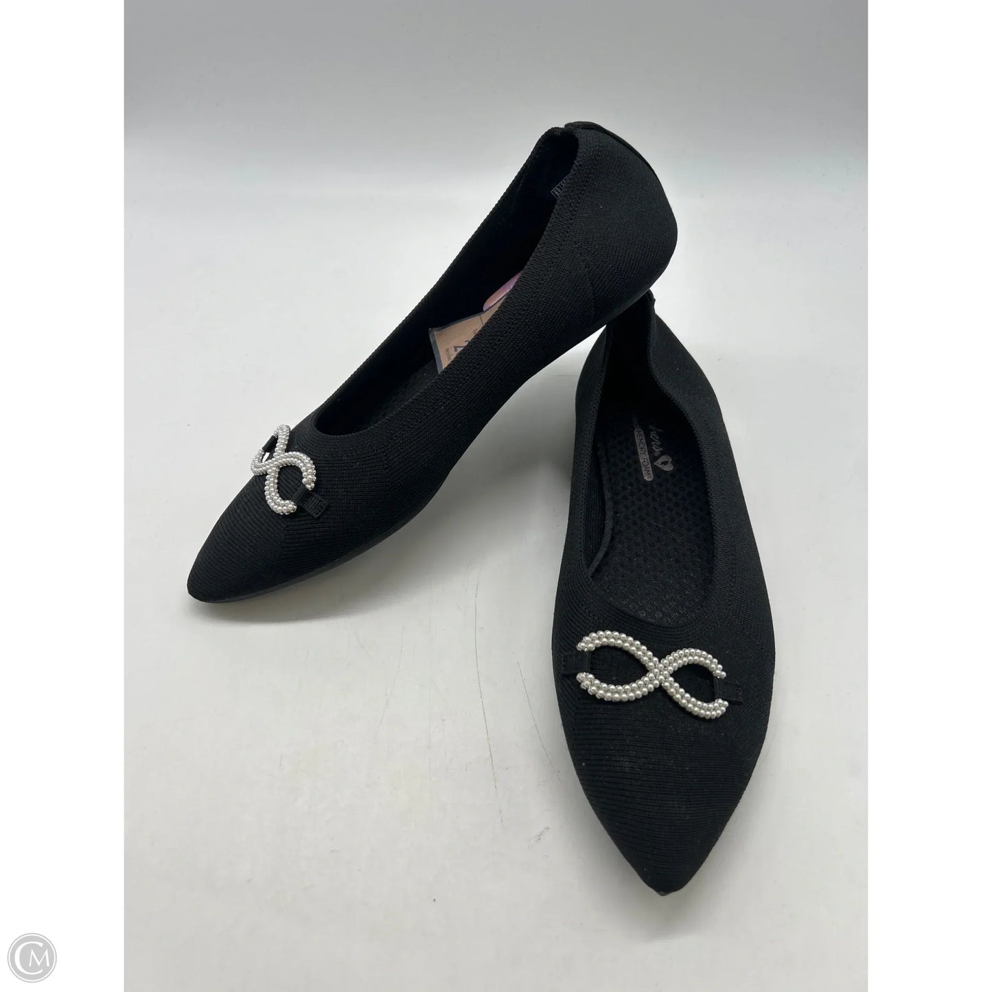 Shoes Flats By Skechers In Black, Size: 9.5