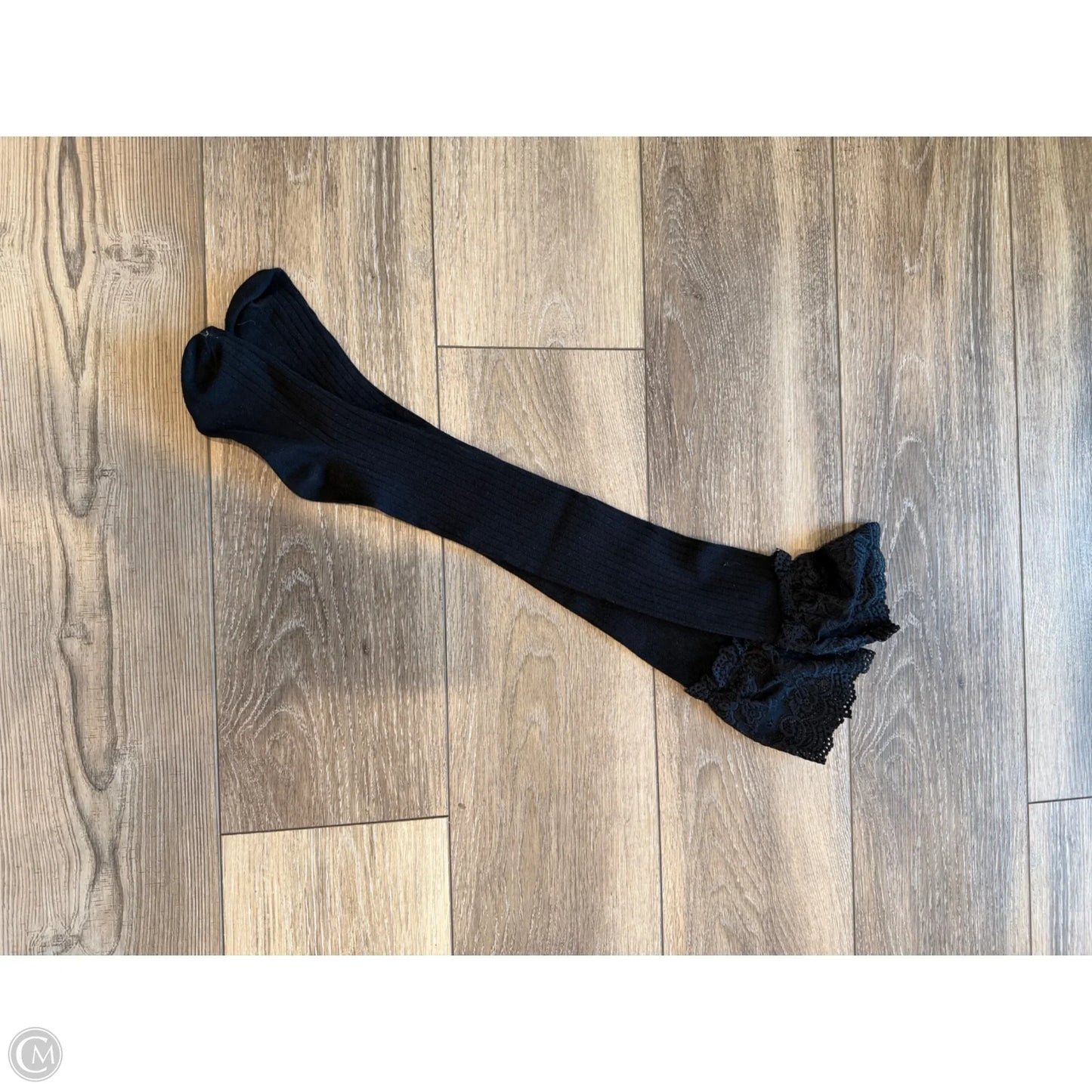 Socks By Clothes Mentor In Black, Size: 0