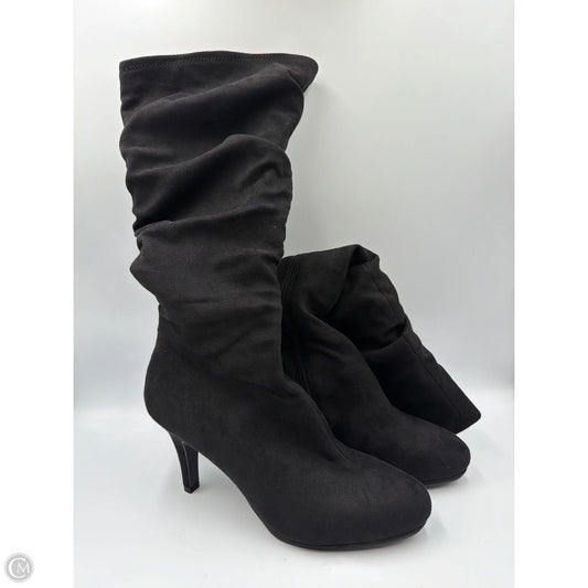 Boots Mid-calf Heels By Impo In Black, Size: 8.5