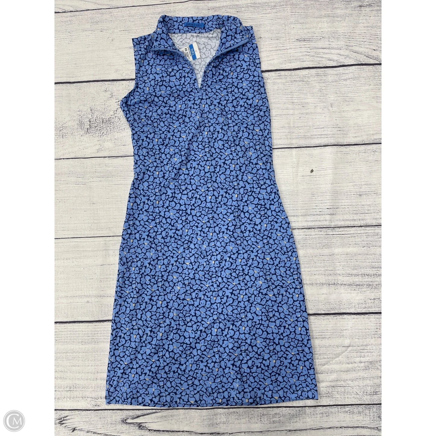 Dress Casual Midi By J Mclaughlin In Blue, Size: Xs
