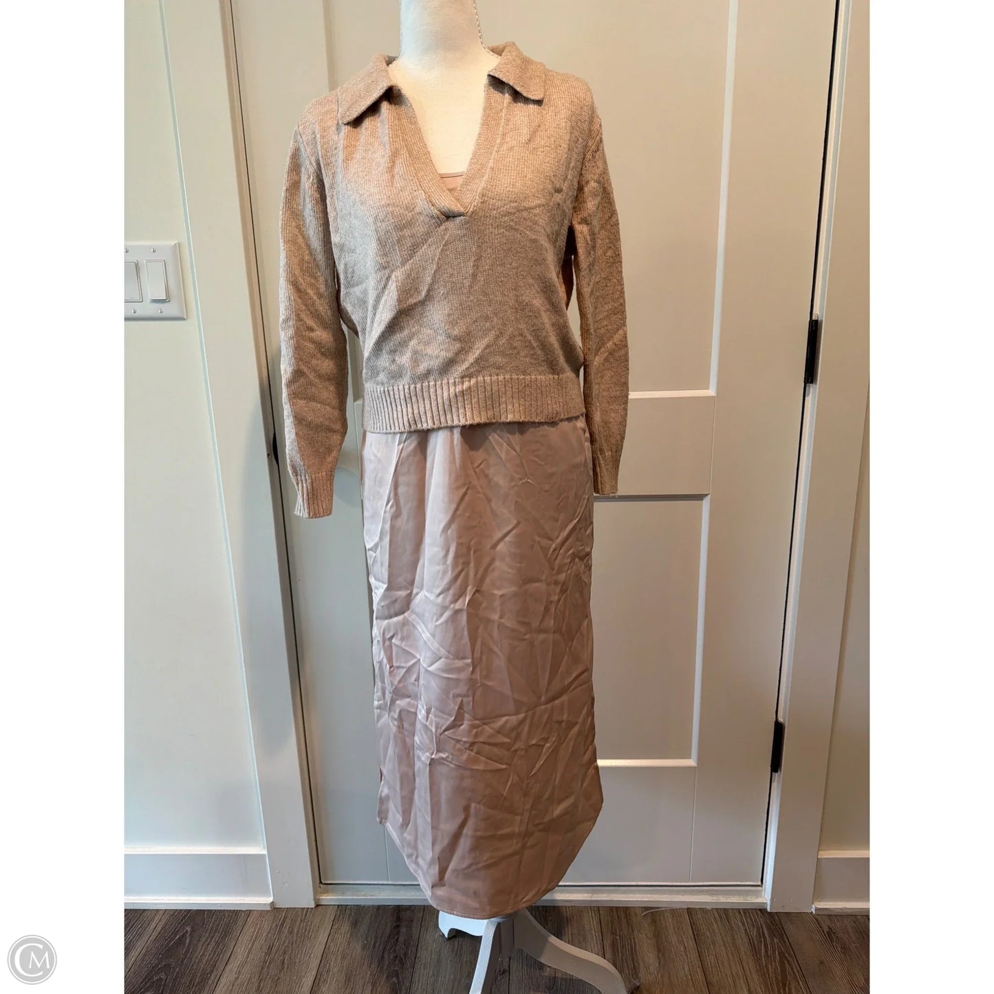 Dress Sweater By Rachel Zoe In Tan, Size: S