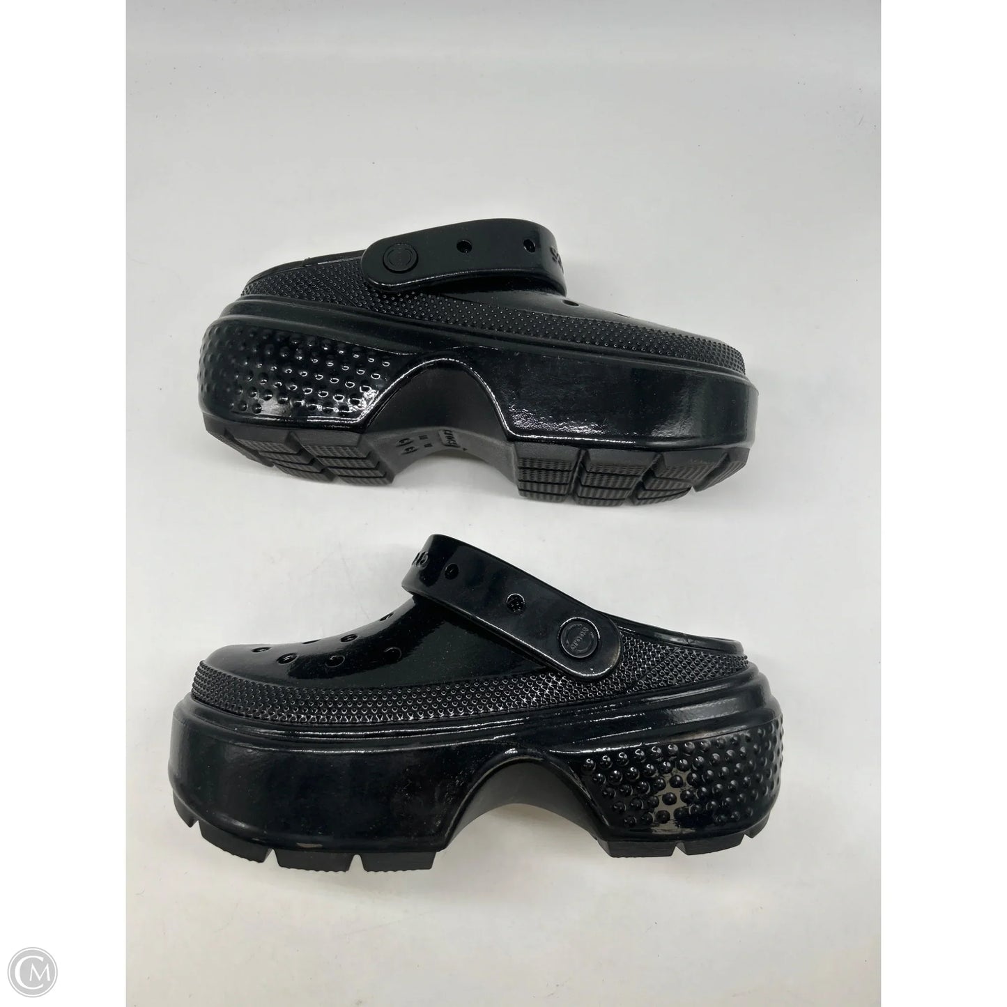 Sandals Sport By Crocs In Black, Size: 8