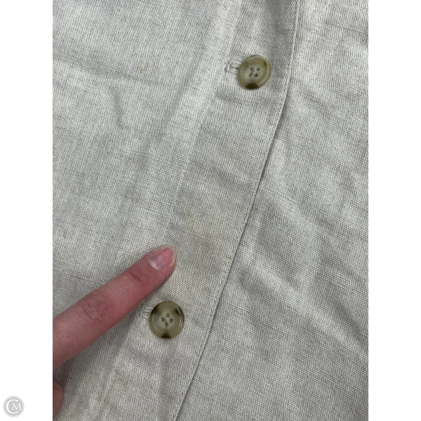 Jacket Other By Talbots In Cream, Size: Xl