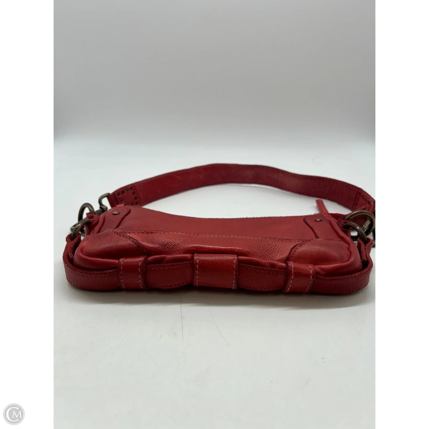 Handbag Leather By Free People, Size: Small