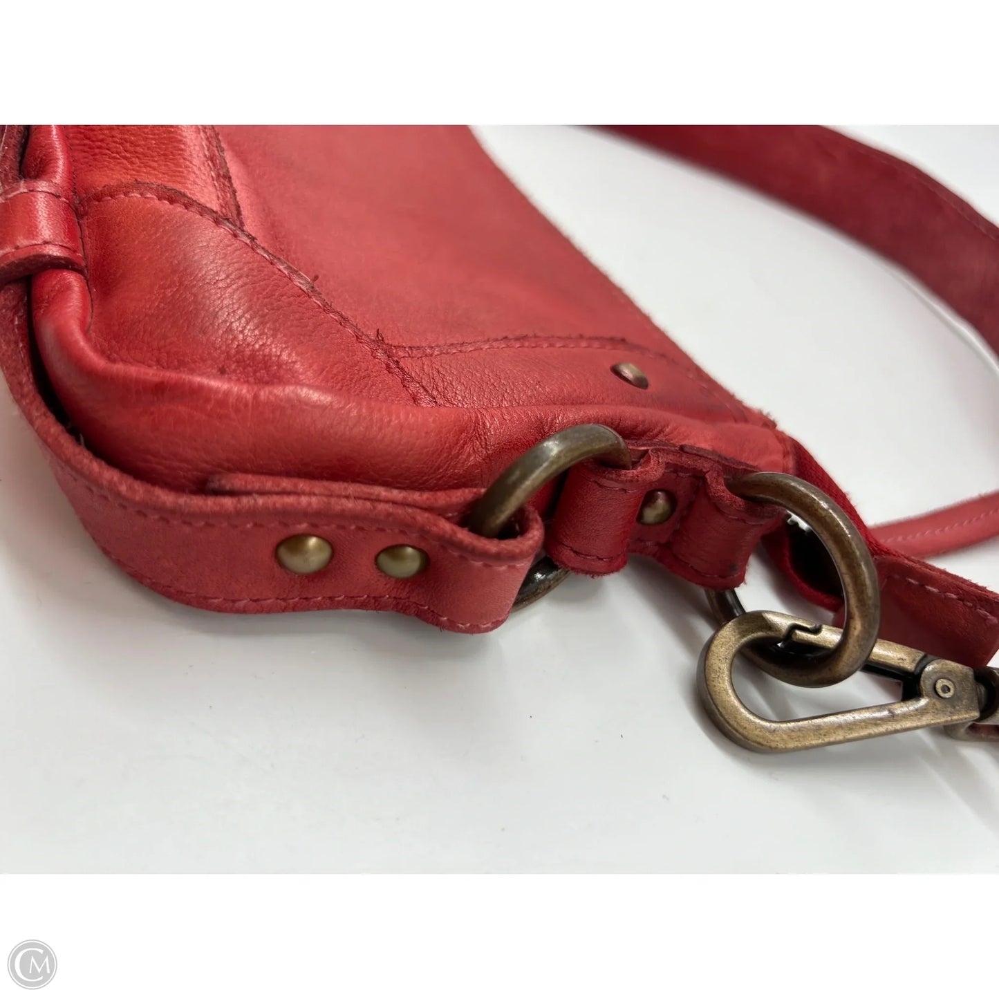 Handbag Leather By Free People, Size: Small
