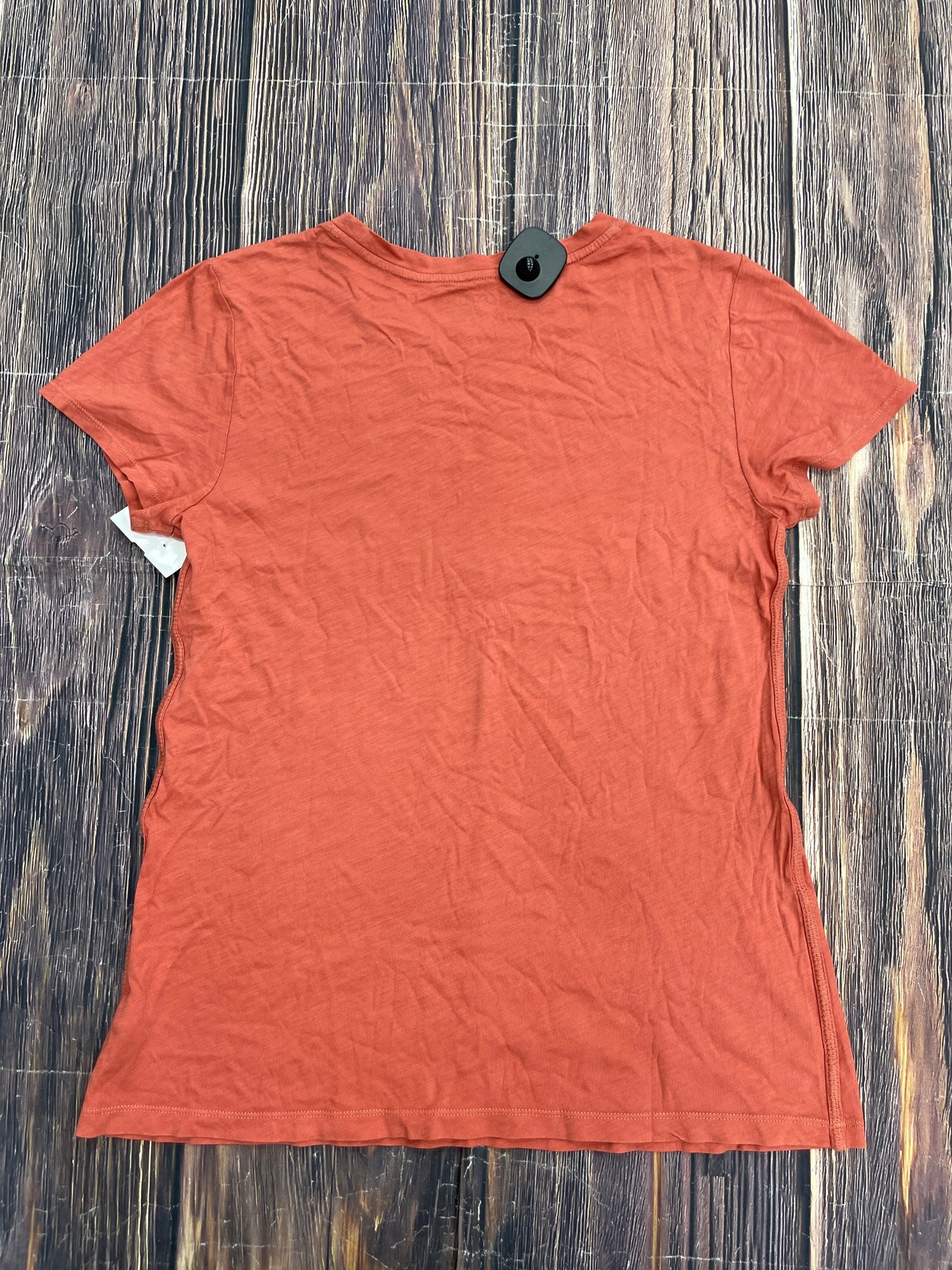 Orange Top Short Sleeve Basic Athleta, Size M