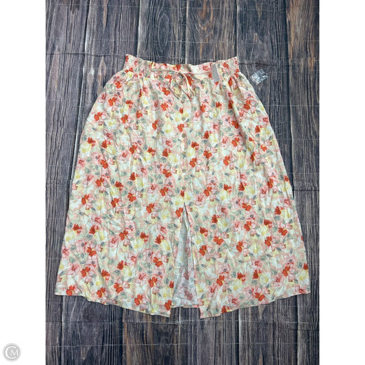 Skirt Maxi By Ab Studio In Floral Print, Size: 3x