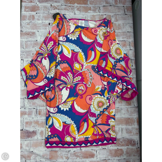 Top Short Sleeve By Trina By Trina Turk In Multi-colored, Size: S