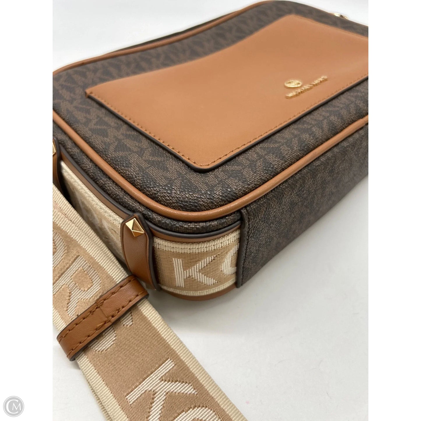 Handbag Leather By Michael By Michael Kors, Size: Medium